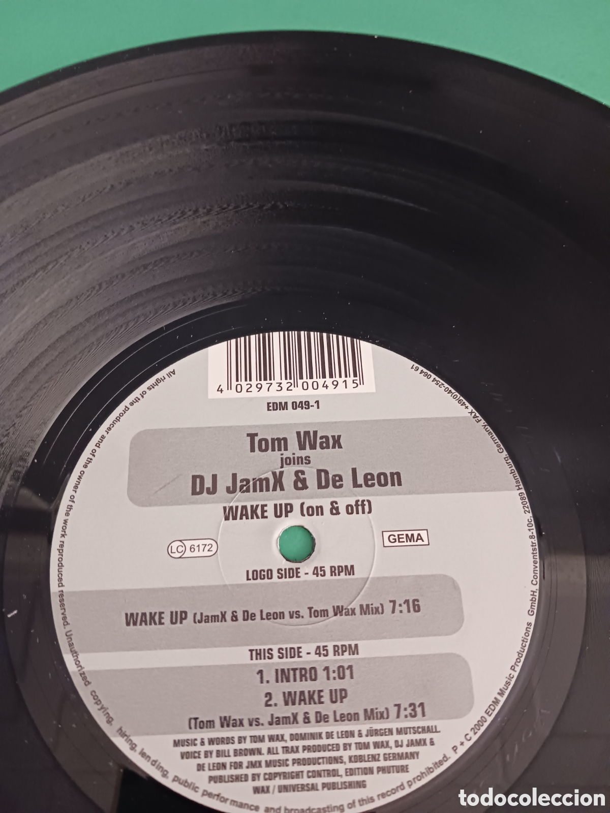 Discos de vinilo: Vinilo Tom Wax joins DJ JamX & De Leon - Foto 2