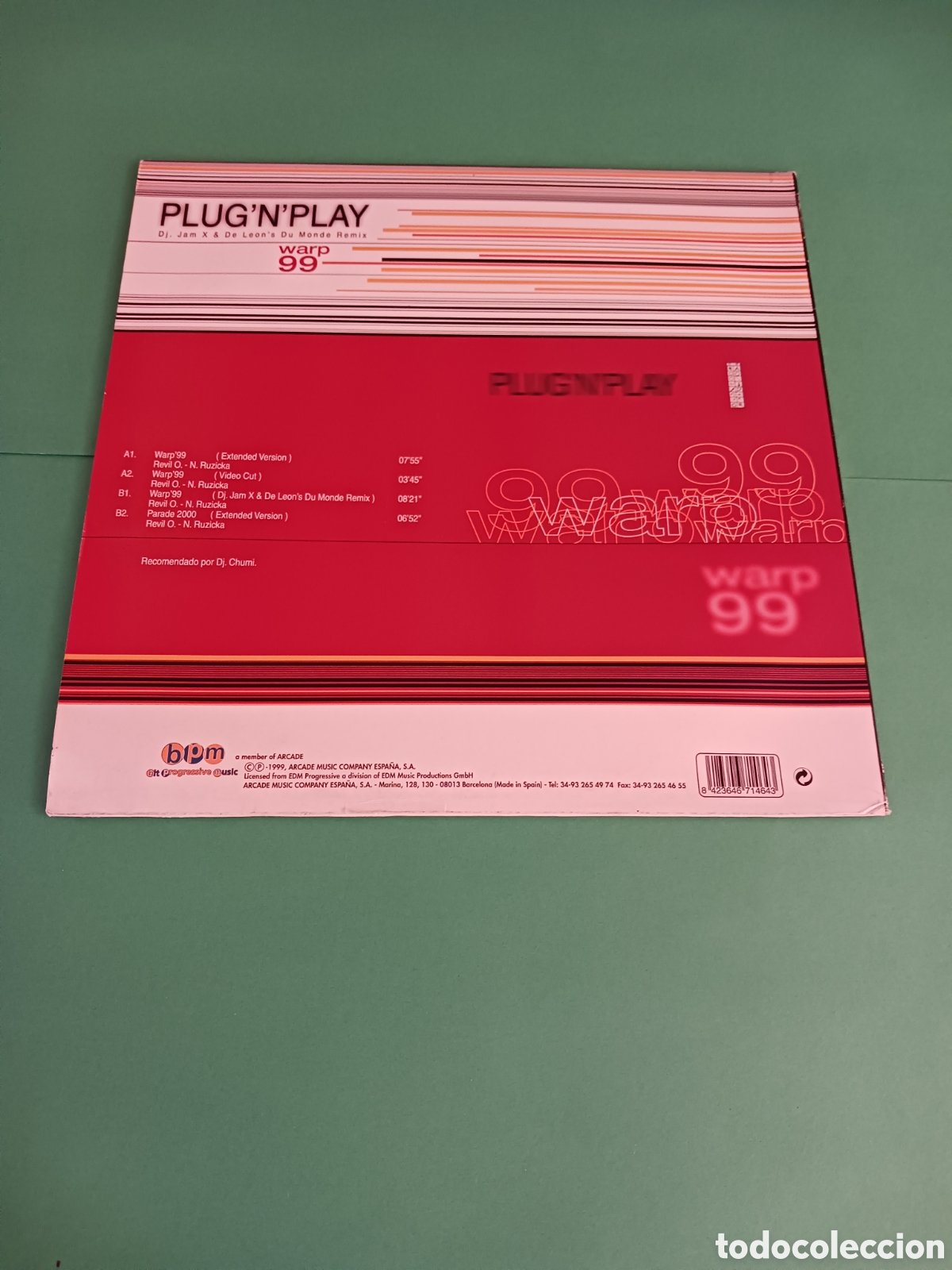 Discos de vinilo: Vinilo PLUG N PLAY - WARP 99 - Foto 5