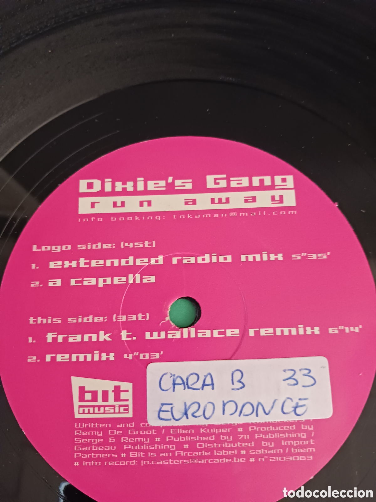 Discos de vinilo: Vinilo Dixies Gang - Run Away - Foto 2