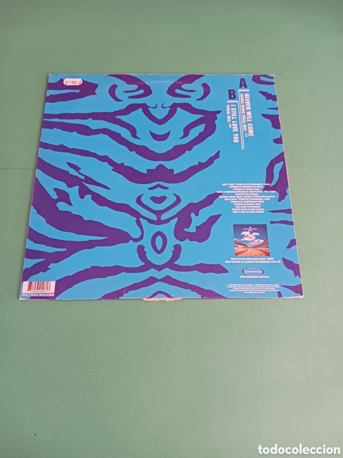 Discos de vinilo: Vinilo The Space Brothers - Heaven Will Come. - Foto 5