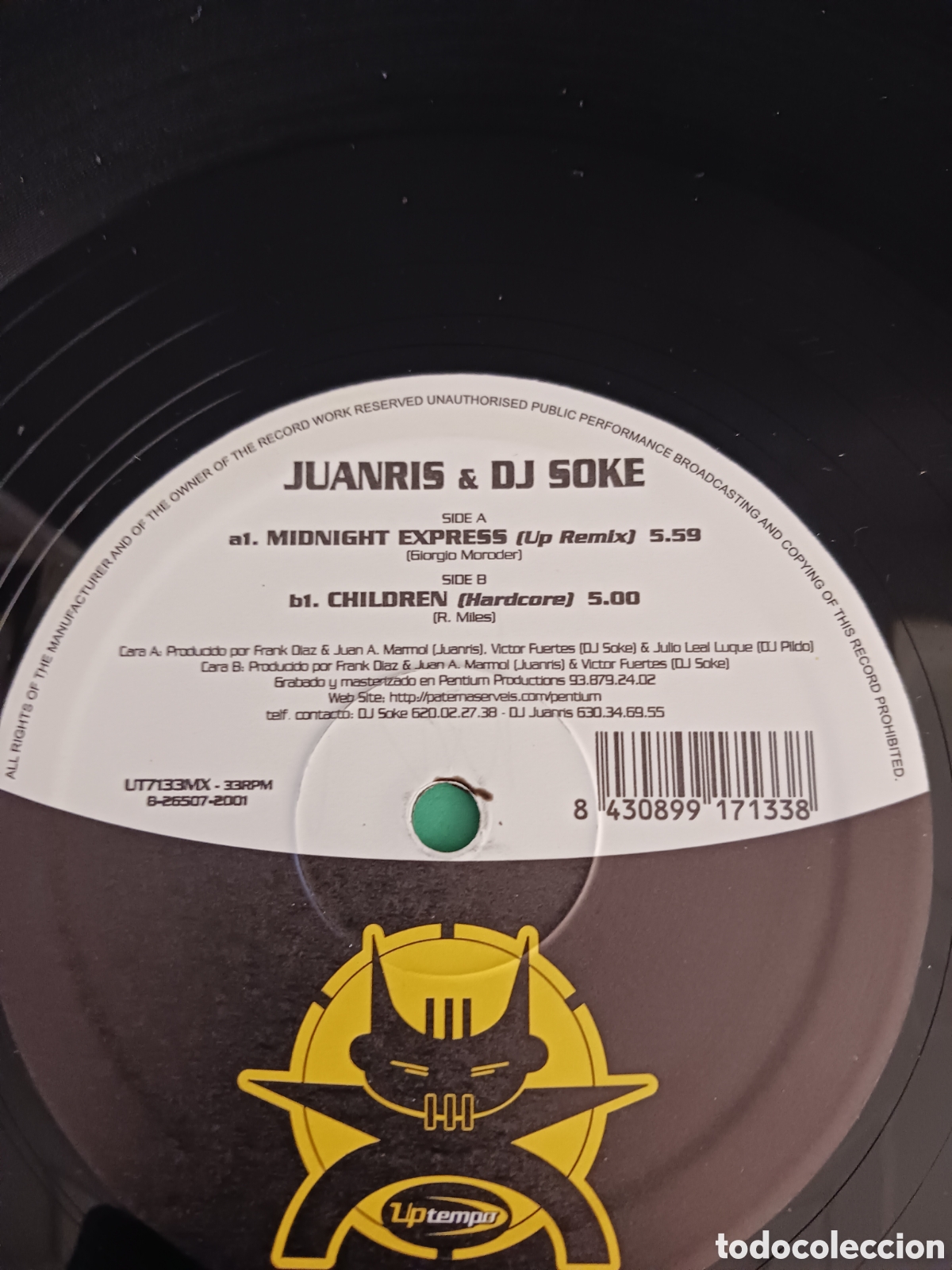 Discos de vinilo: Vinilo Juanris & DJ Soke - Midnight Express - Foto 4