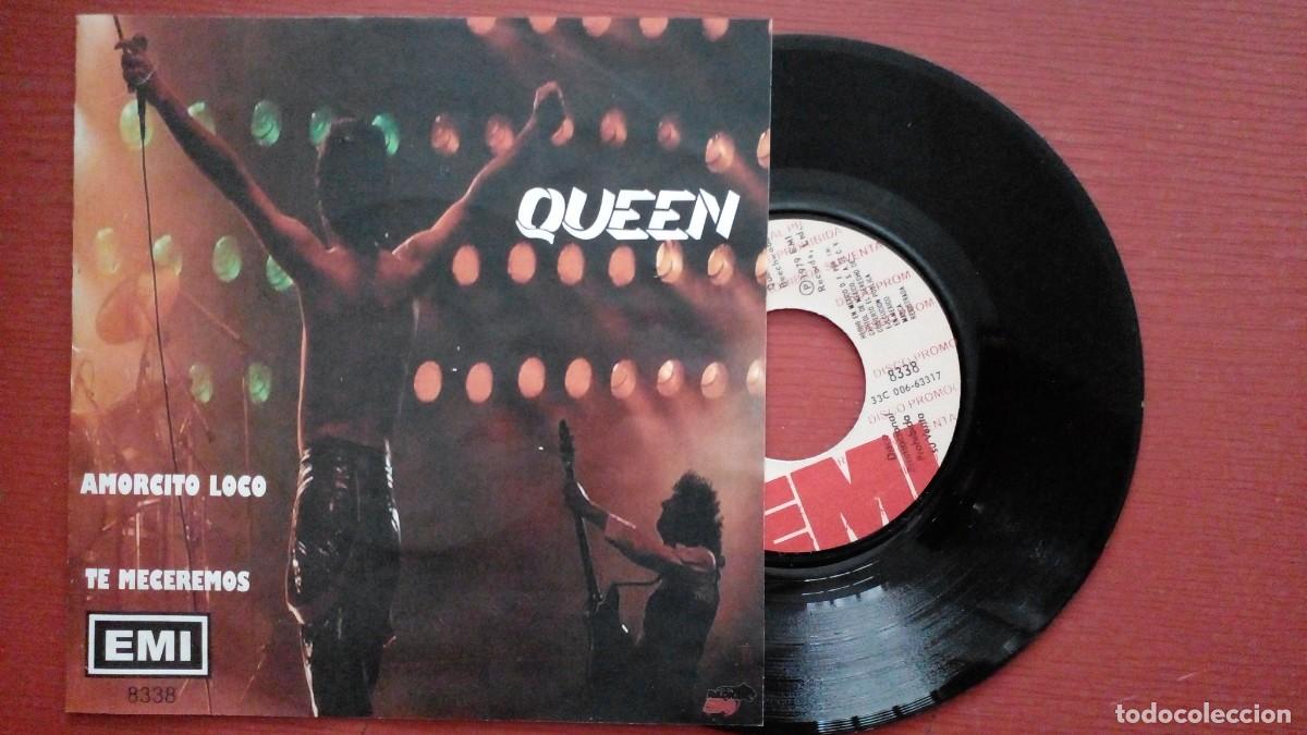 Discos de vinilo: Queen-Crazy little thing called love-7&rdquo;Mexico Single Promo EMI Radio 1979