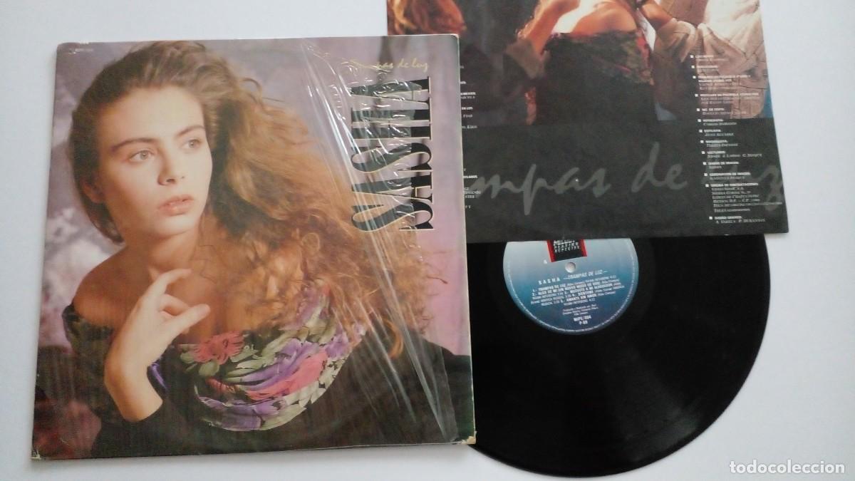 Vinyl records: Sasha-Trampas De Luz-LP Mexico-Latin Pop-Melody 1989