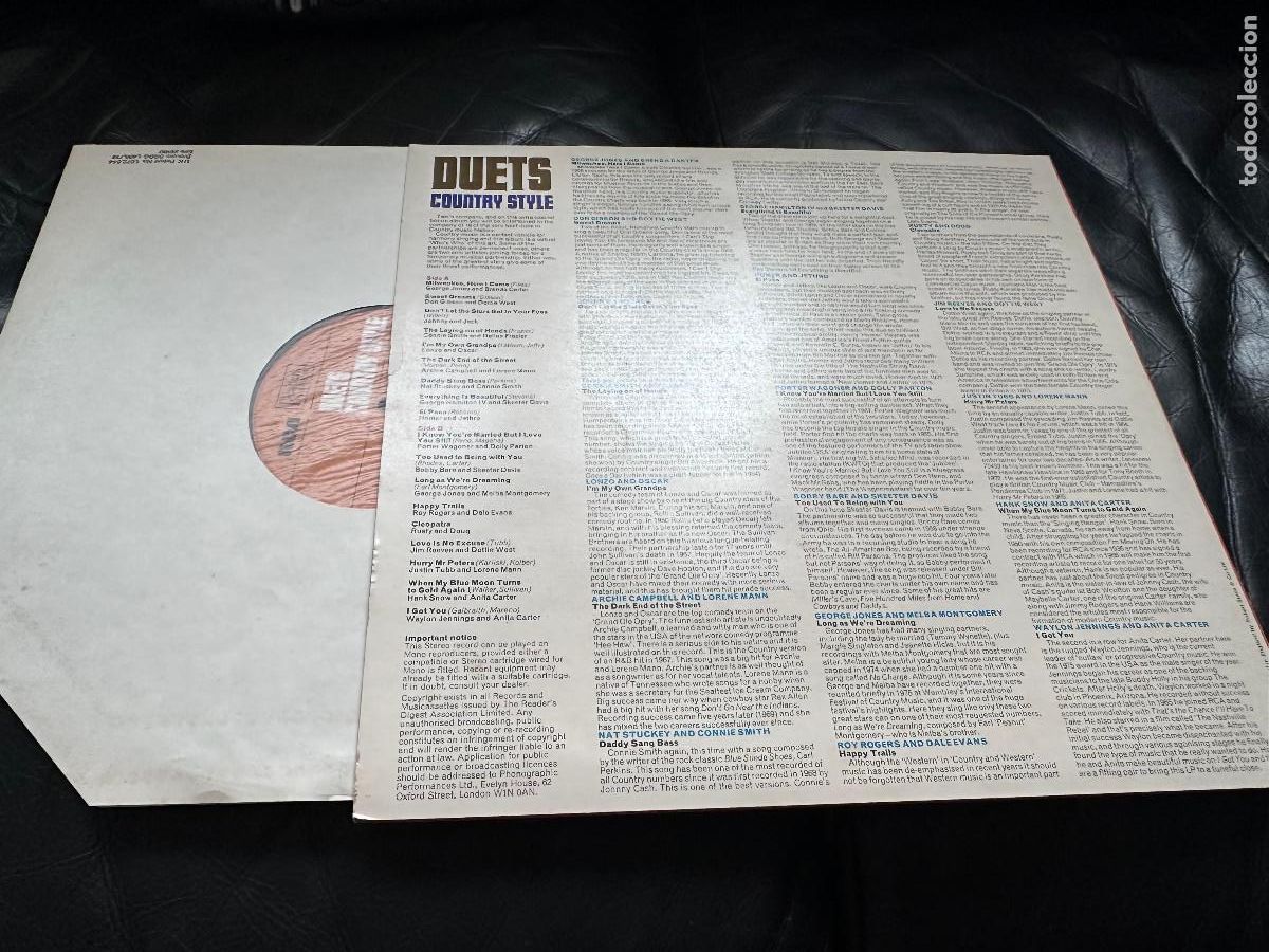 Discos de vinilo: DUETS COUNNTRY STYLE LP - Foto 3