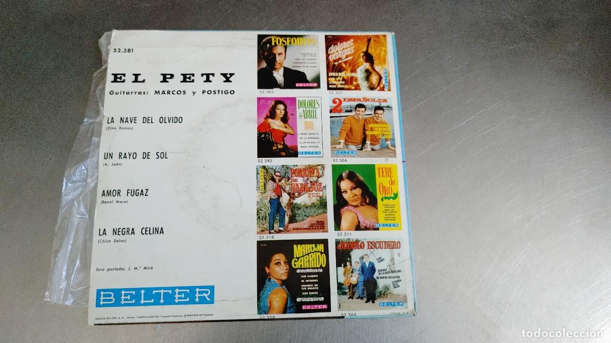 Discos de vinilo: EL PETY-EP LA NAVE DEL OLVIDO +3 - Foto 2
