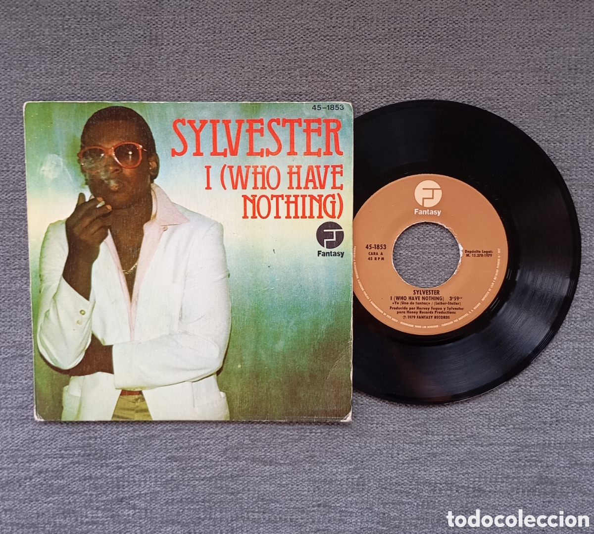 Dischi in vinile: Sylvestre. I Who Have Nothing/ I Need Somebody To Love Tonight. Single 7&rdquo;, a&ntilde;o 1979.