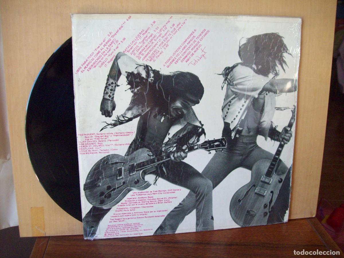 Discos de vinilo: TED NUGENT - LIBRE PARA TODO - LP 1976 - Foto 2