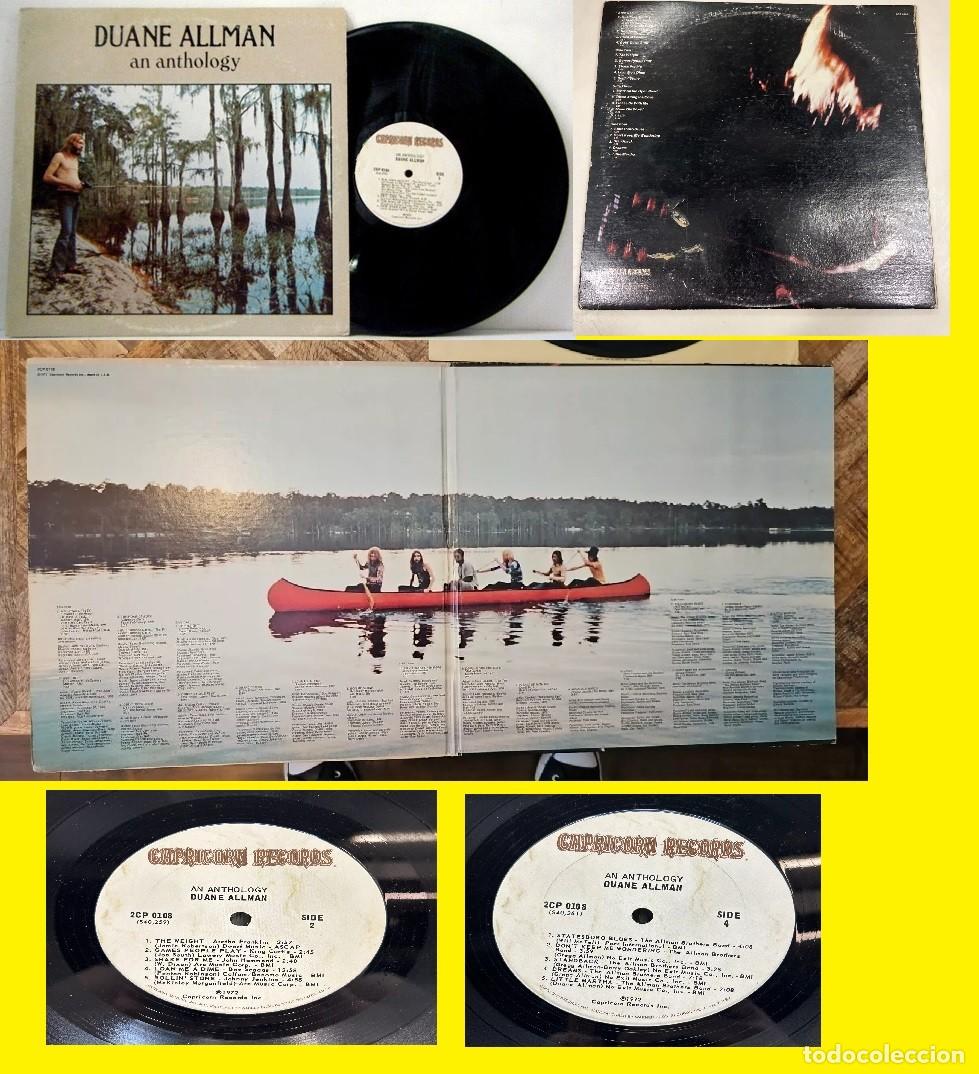 Discos de vinilo: ALLMAN BROTHERS BAND, DUANE ALLMAN AN ANTHOLOGY 72 INEDITOS - 2LP, SURE&Ntilde;O, ORG EDT USA !! EX