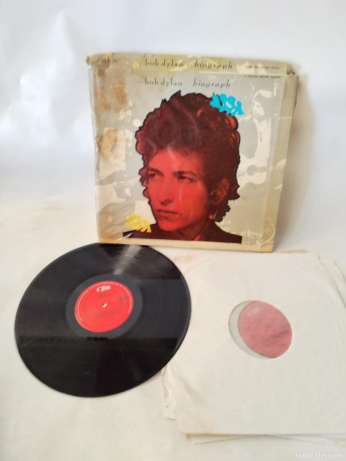 Discos de vinilo: Bob Dylan: Biograph 1985 - cbs 5lp - c135 - Foto 2