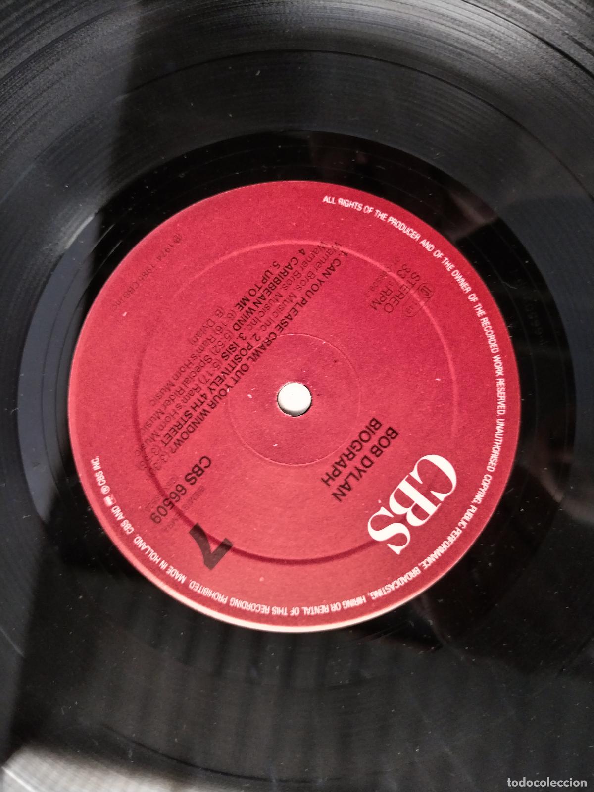 Discos de vinilo: Bob Dylan: Biograph 1985 - cbs 5lp - c135 - Foto 3