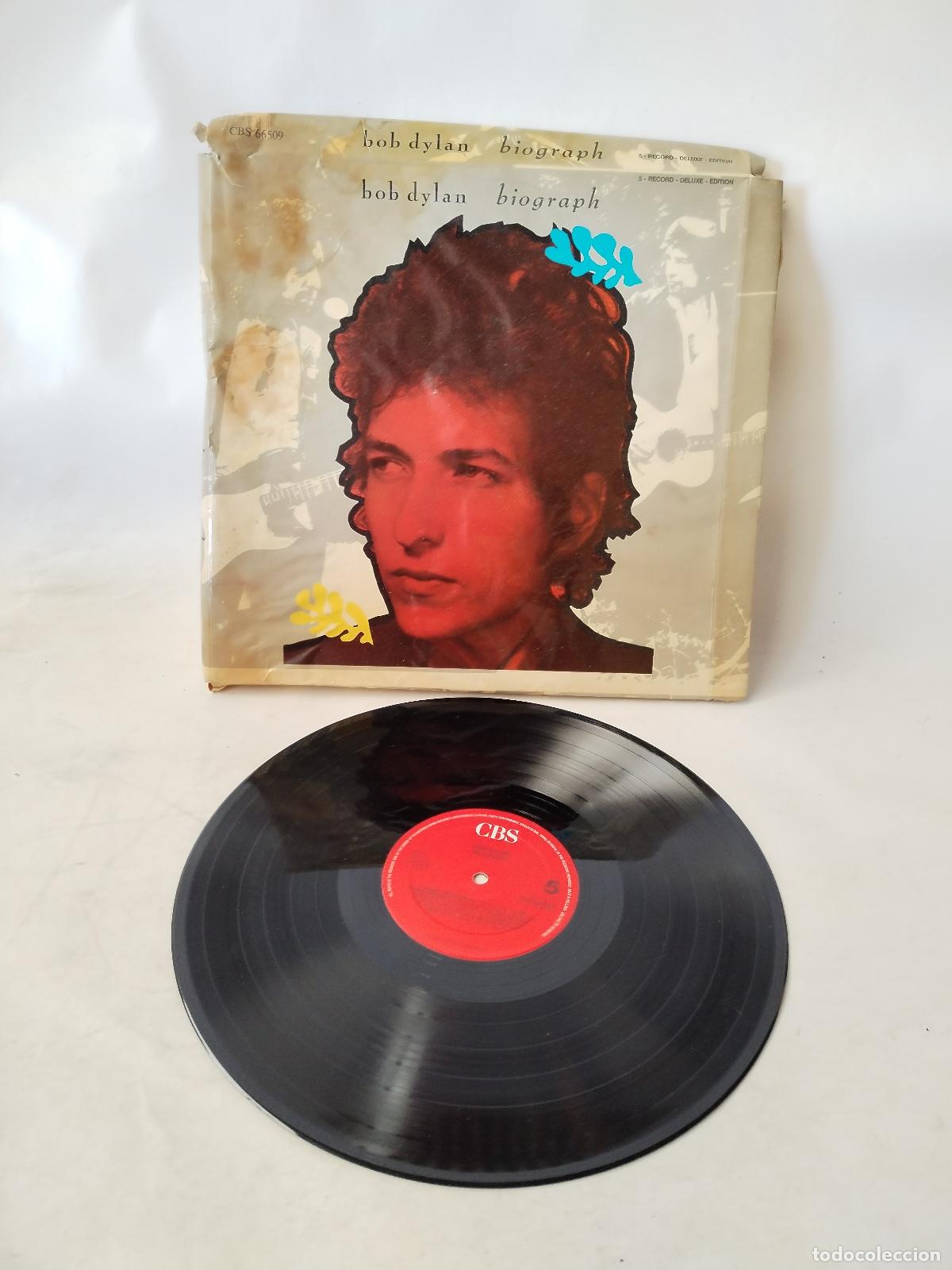Discos de vinilo: Bob Dylan: Biograph 1985 - cbs 5lp - c135 - Foto 11