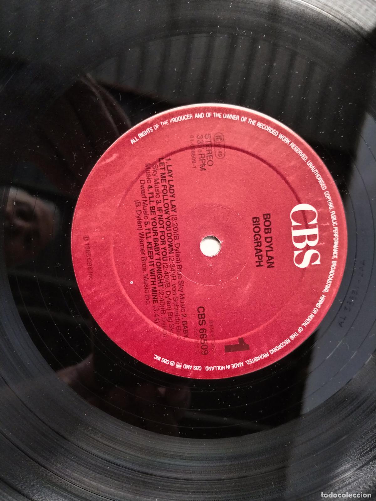 Discos de vinilo: Bob Dylan: Biograph 1985 - cbs 5lp - c135 - Foto 16