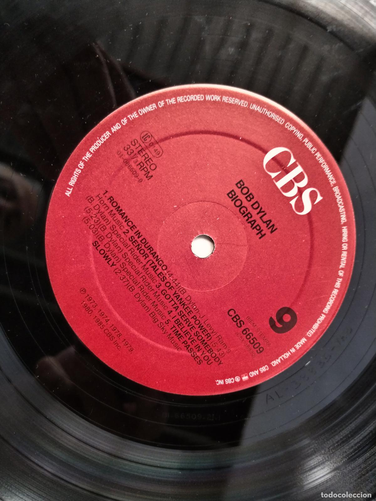 Discos de vinilo: Bob Dylan: Biograph 1985 - cbs 5lp - c135 - Foto 18