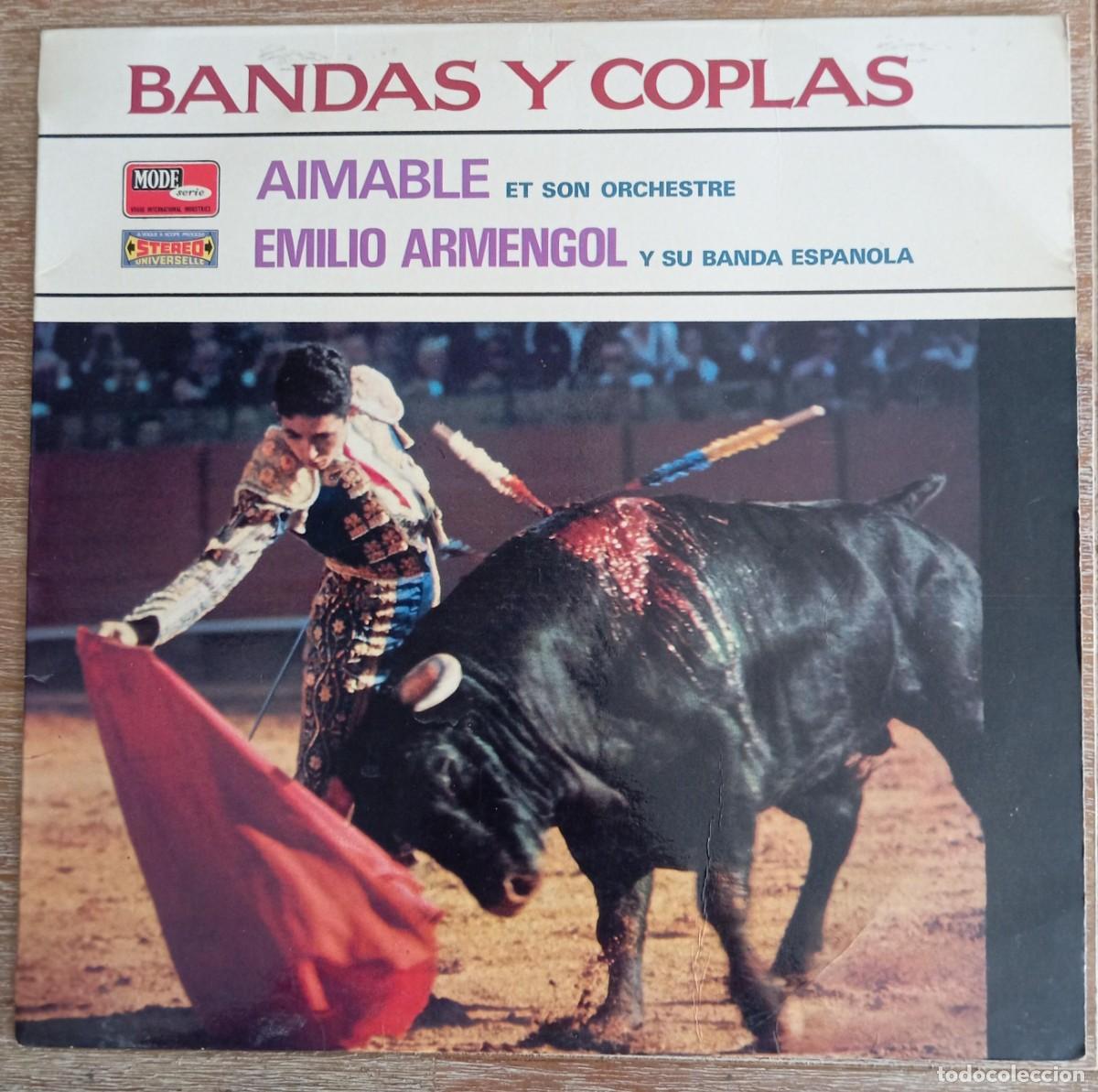 Discos de vinilo: VINILO BANDAS Y COPLAS - AIMABLE - EMILIO ARMENGOL - Foto 1