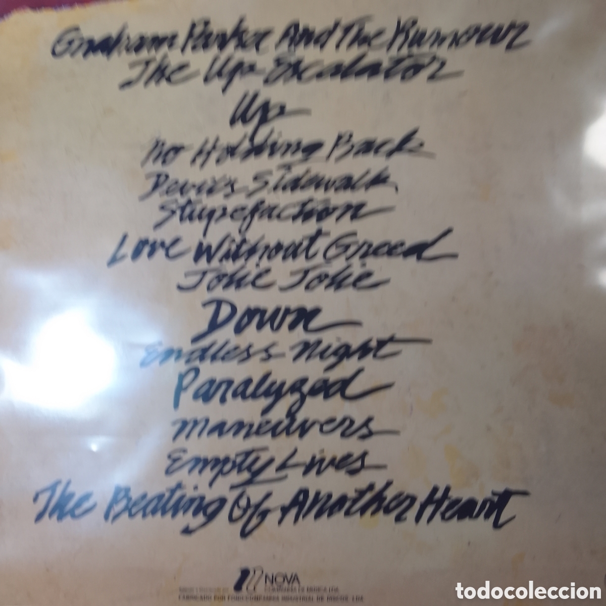 Discos de vinilo: GRAHAM PARKER THE UP ESCALATOR - Foto 2