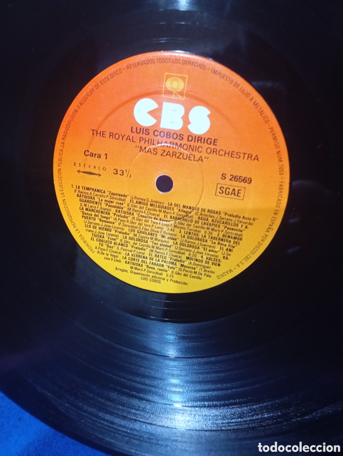 Discos de vinilo: Disco en vinilo del a&ntilde;o 1982. - Foto 2