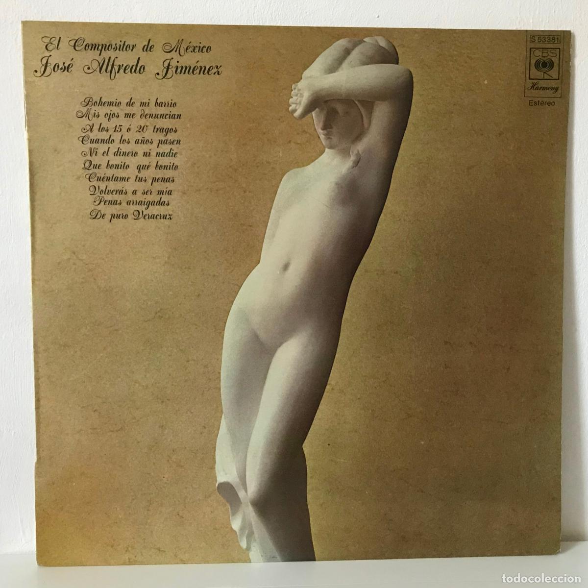 Discos de vinilo: Jos&eacute; Alfredo Jim&eacute;nez. El compositor de M&eacute;xico - Foto 1