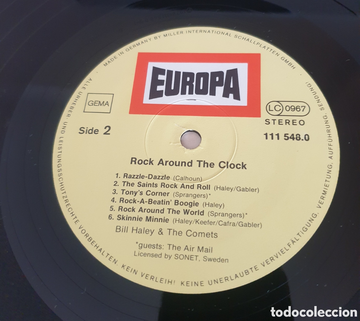 Discos de vinilo: Bill Haley & the comets - Rock around the clock - Foto 3