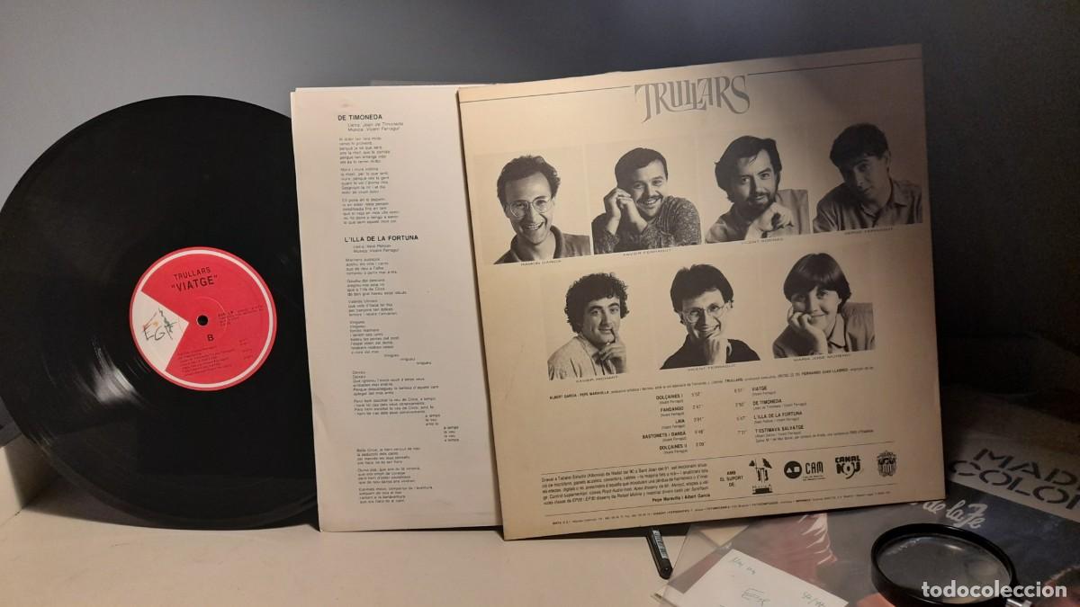 Discos de vinilo: LP TRULLARS : VIATGE - Foto 3