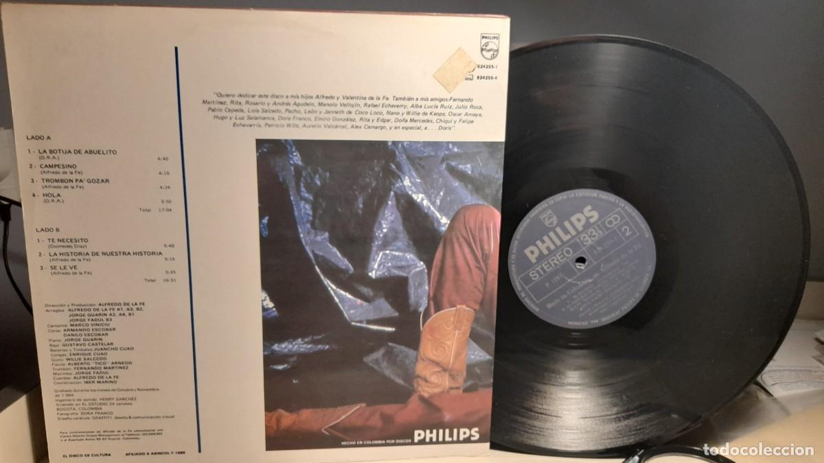 Discos de vinilo: LP ALFREDO DE LA FE : MADE IN COLOMBIA - Foto 2