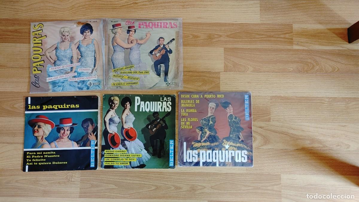 Discos de vinilo: LAS PAQUIRAS-LOTE DE 5 EPS - Foto 1