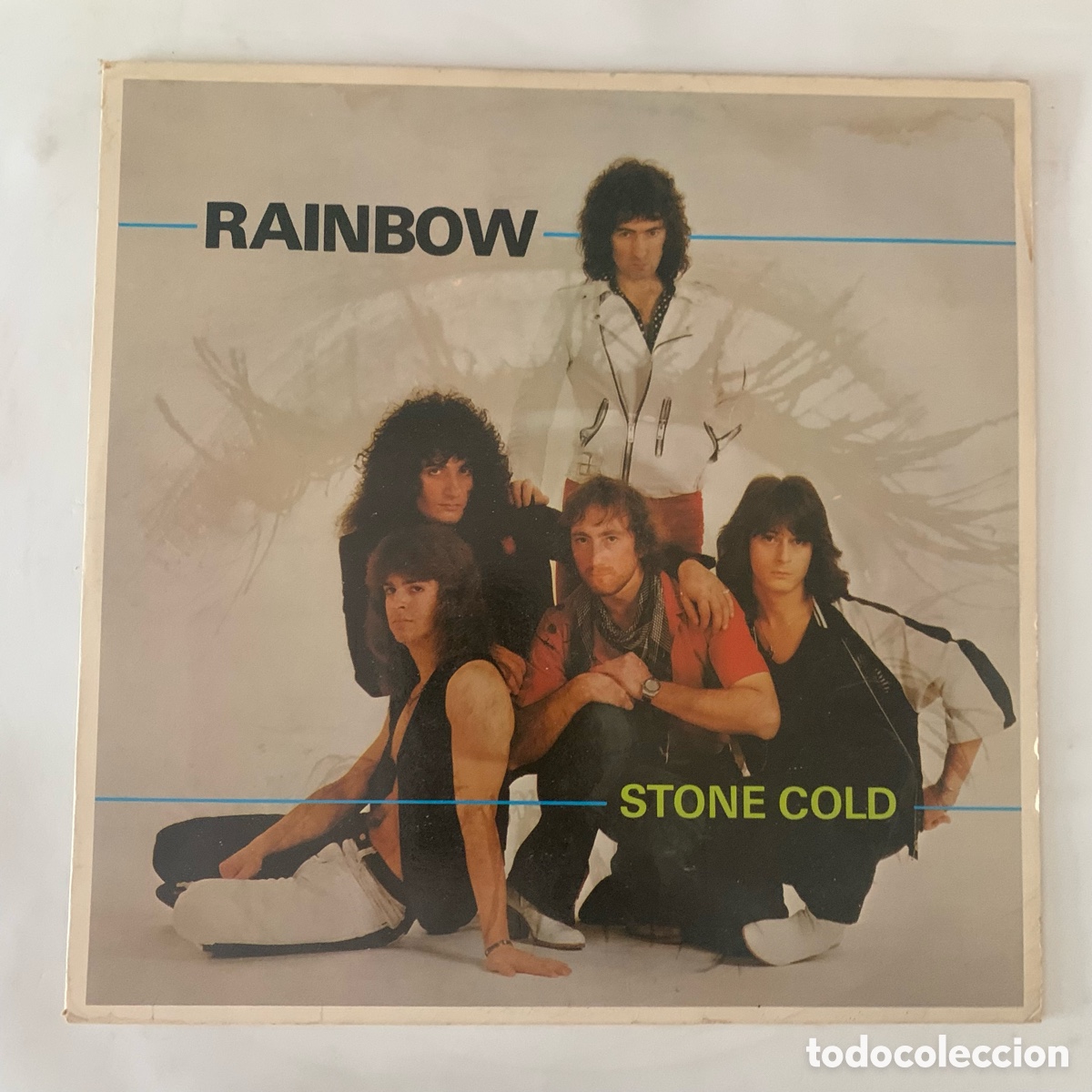 Discos de vinilo: Maxi 12&rsquo;&rsquo; Rainbow - Stone Cold edicion espa&ntilde;ola de 1982 - Foto 1