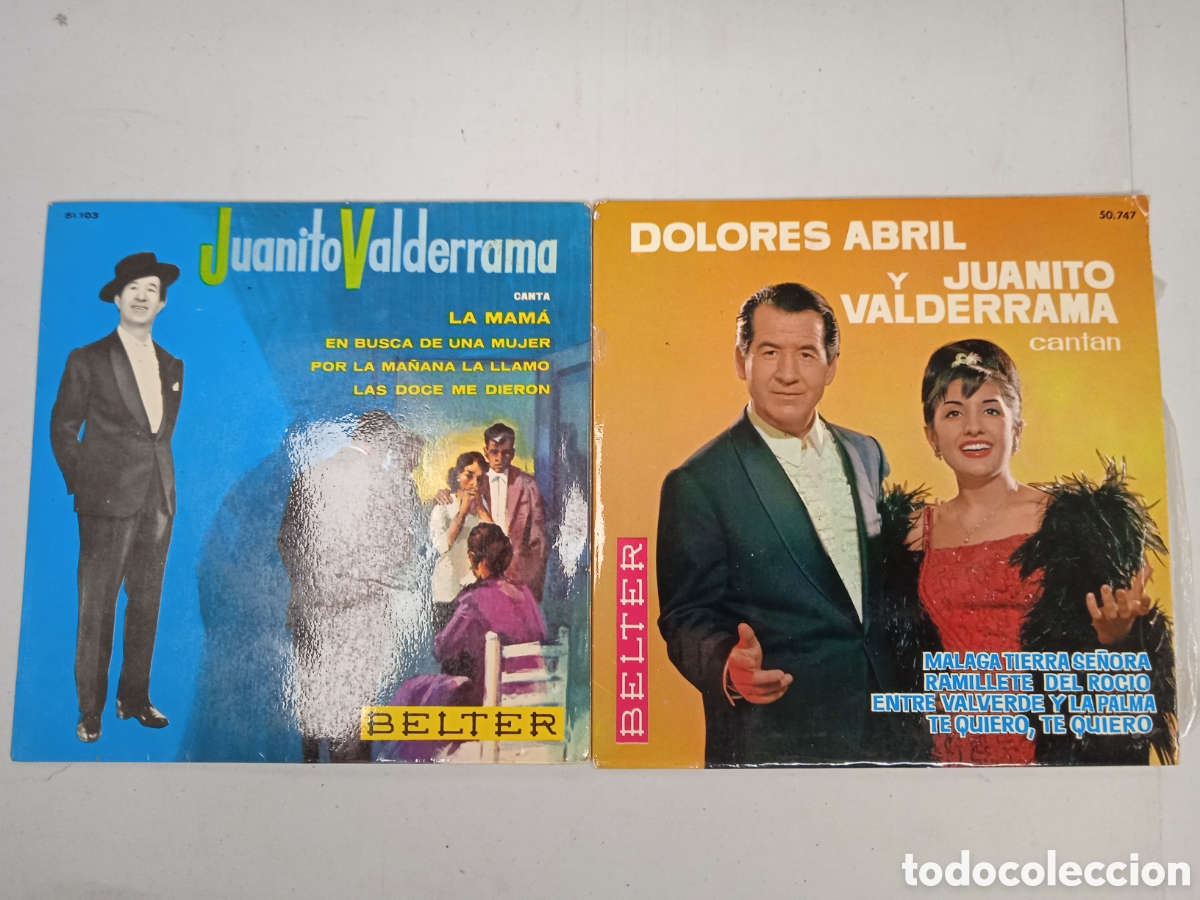 Discos de vinilo: Juanito Valderrama 2 singles - Foto 1