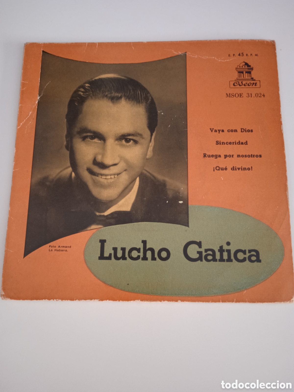 Discos de vinilo: Lucho Gatica 1single - Foto 1