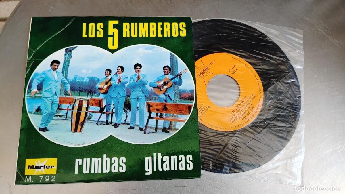Discos de vinilo: LOS 5 RUMBEROS-EP RUMBAS GITANAS - Foto 1