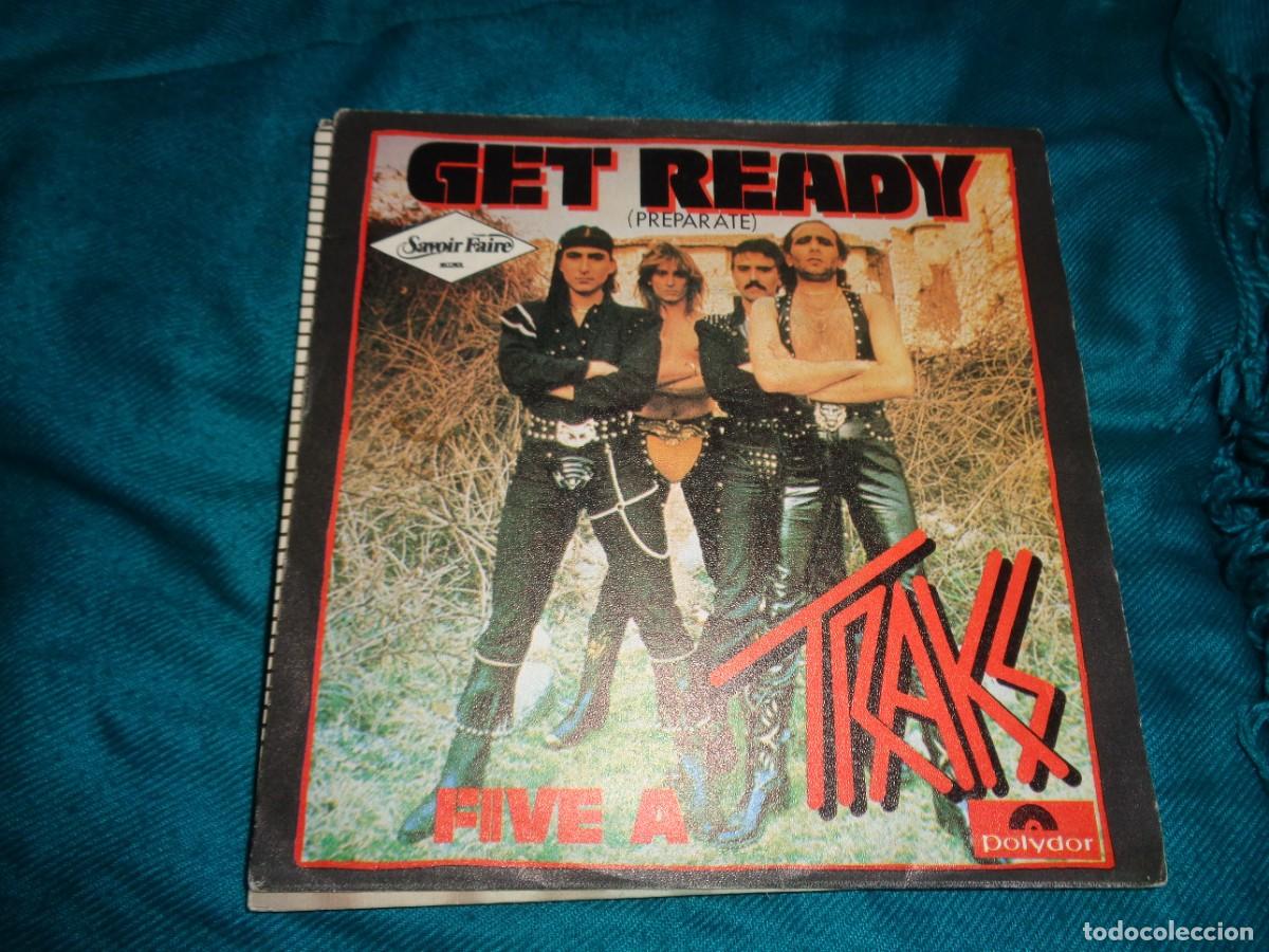 Discos de vinilo: TRAKS. GET READY / FIVE A I M. POLYDOR, 1983. SPAIN. IMPECABLE - Foto 1