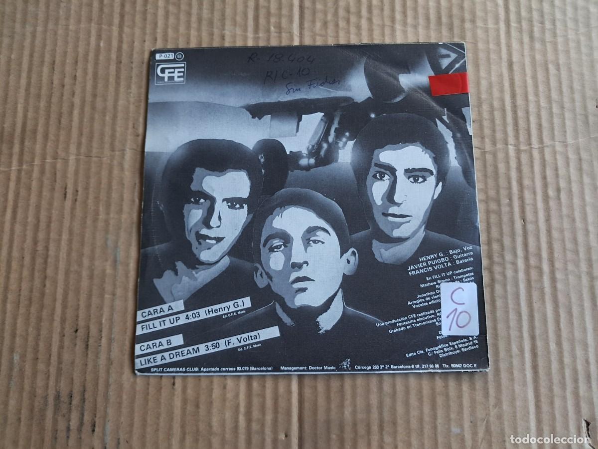 Discos de vinilo: SPLIT CAMERAS - FILL IT UP SINGLE PROMOCIONAL 1984 - Foto 3