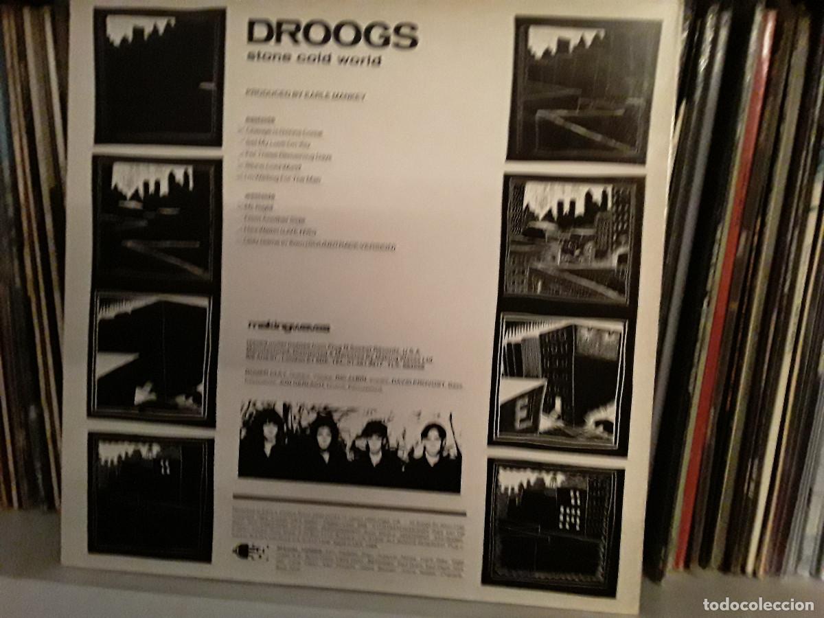 Discos de vinilo: Droogs &lrm;&ndash; Stone Cold World - lp edic. uk 1984 - Foto 2