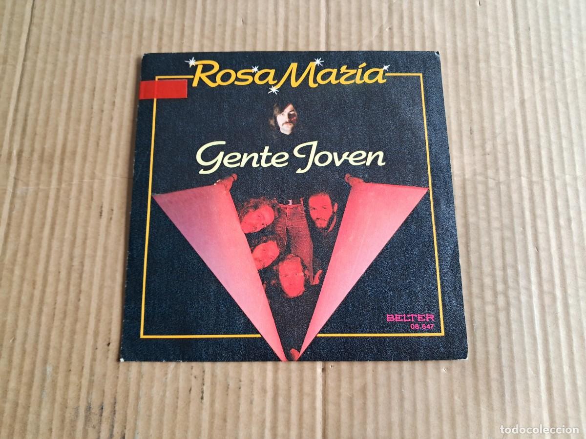 Discos de vinilo: GENTE JOVEN - ROSA MARIA SINGLE 1977 - Foto 1