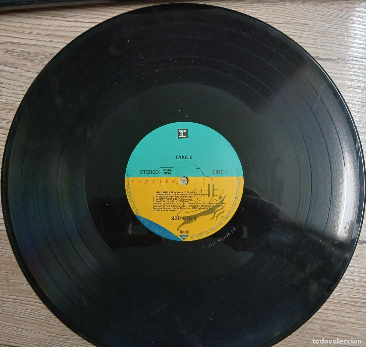 Discos de vinilo: Disco vinilo LP TAKE 6 (Sin funda) - Foto 2