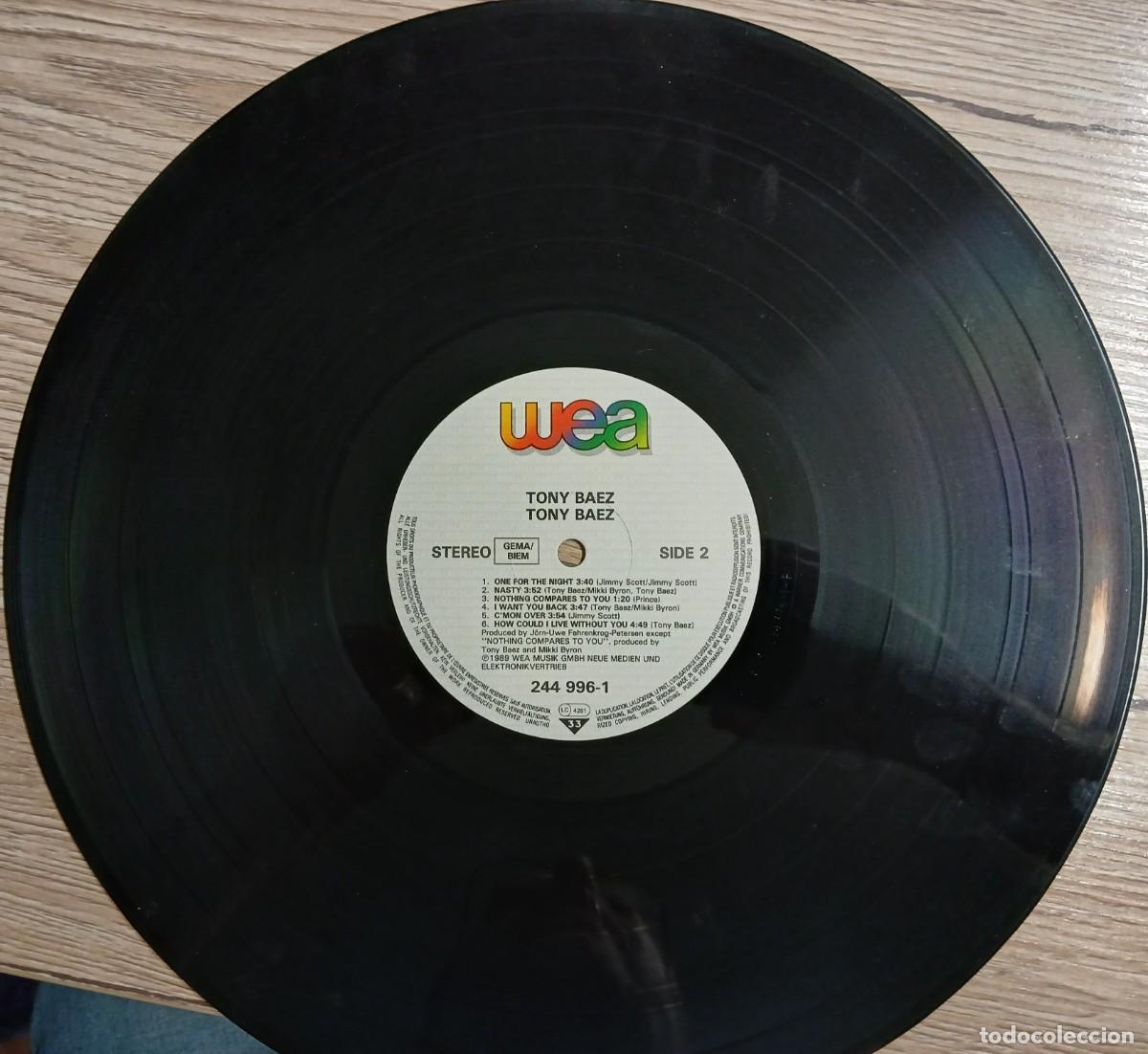Discos de vinilo: Disco vinilo LP TONY BAEZ (Sin funda) - Foto 2