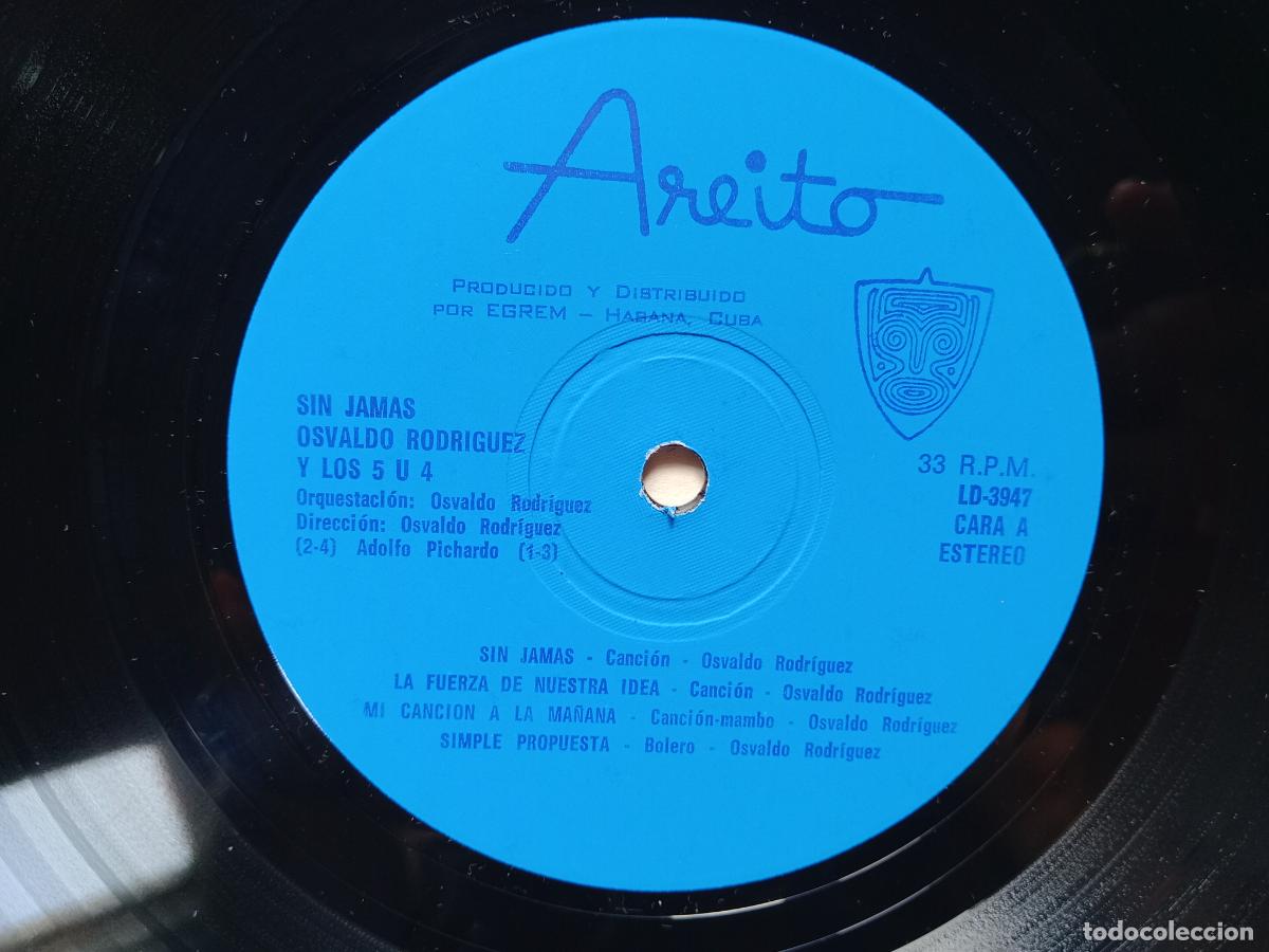 Discos de vinilo: Osvaldo Rodr&iacute;guez y los 5 u 4 - Sin jam&aacute;s - Foto 4