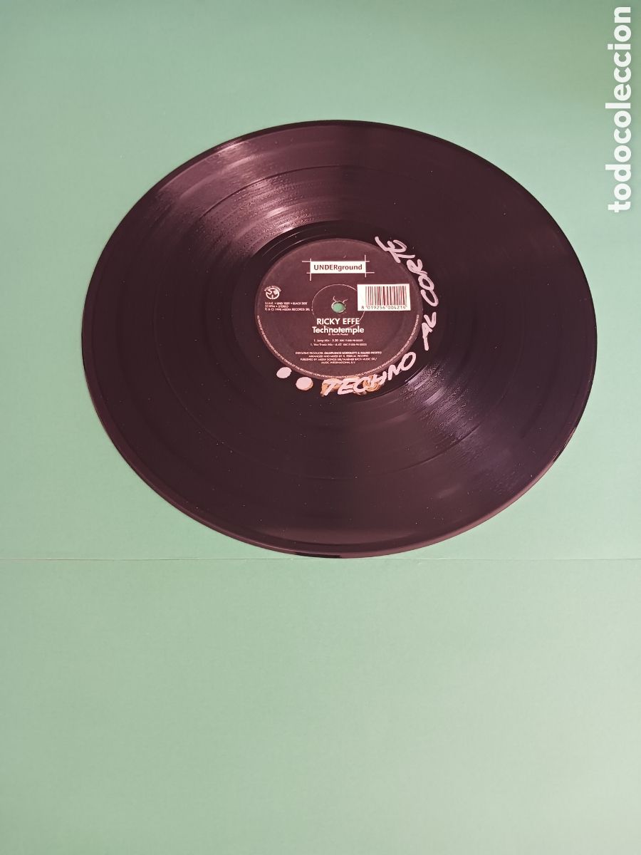 Discos de vinilo: Vinilo Ricky Effe. Technotemple. - Foto 4