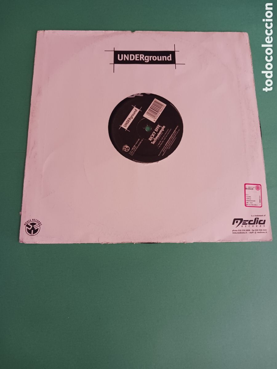 Discos de vinilo: Vinilo Ricky Effe. Technotemple. - Foto 6