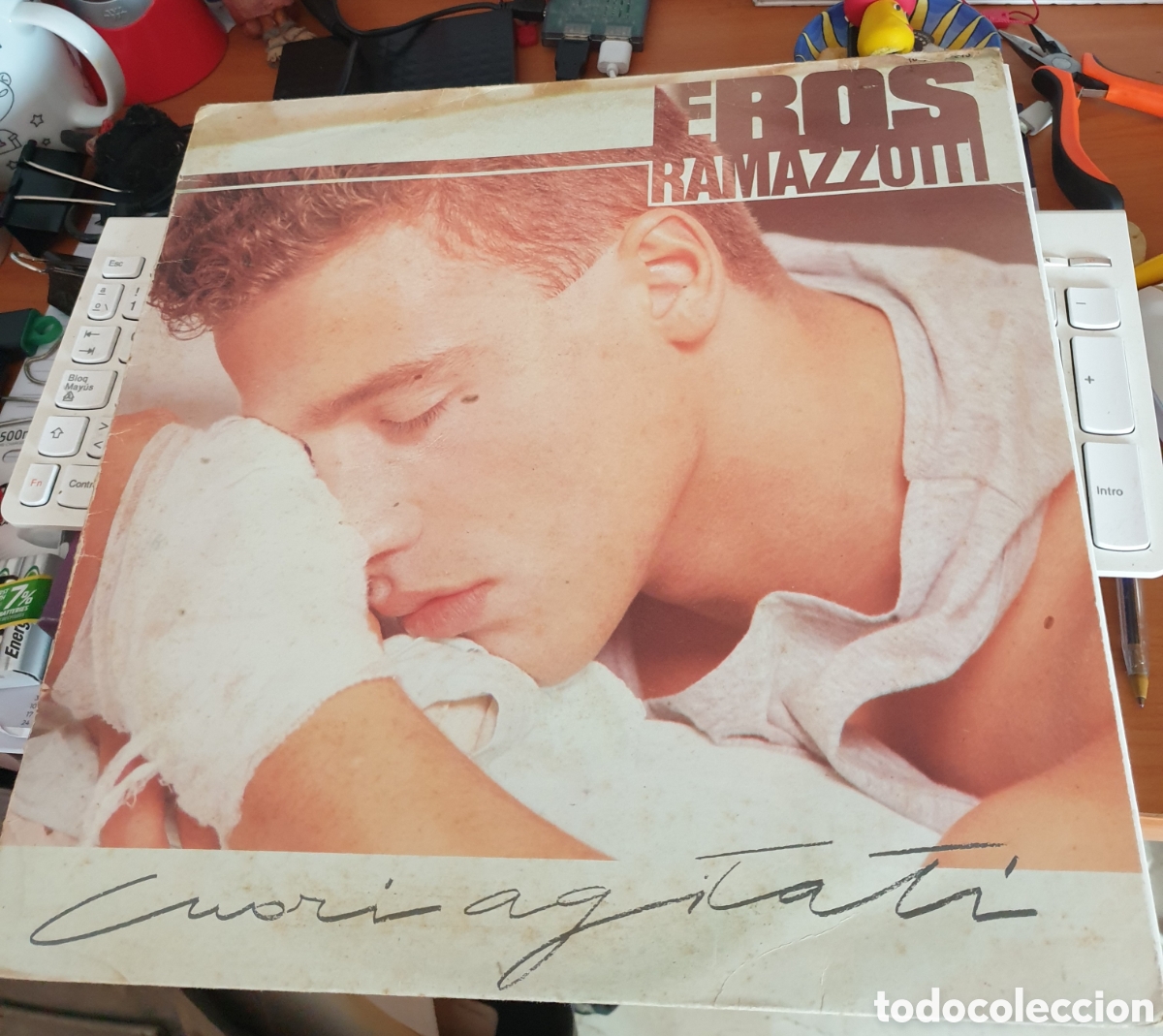 Discos de vinilo: Eros Ramazzotti - Cuore agitati - Foto 1
