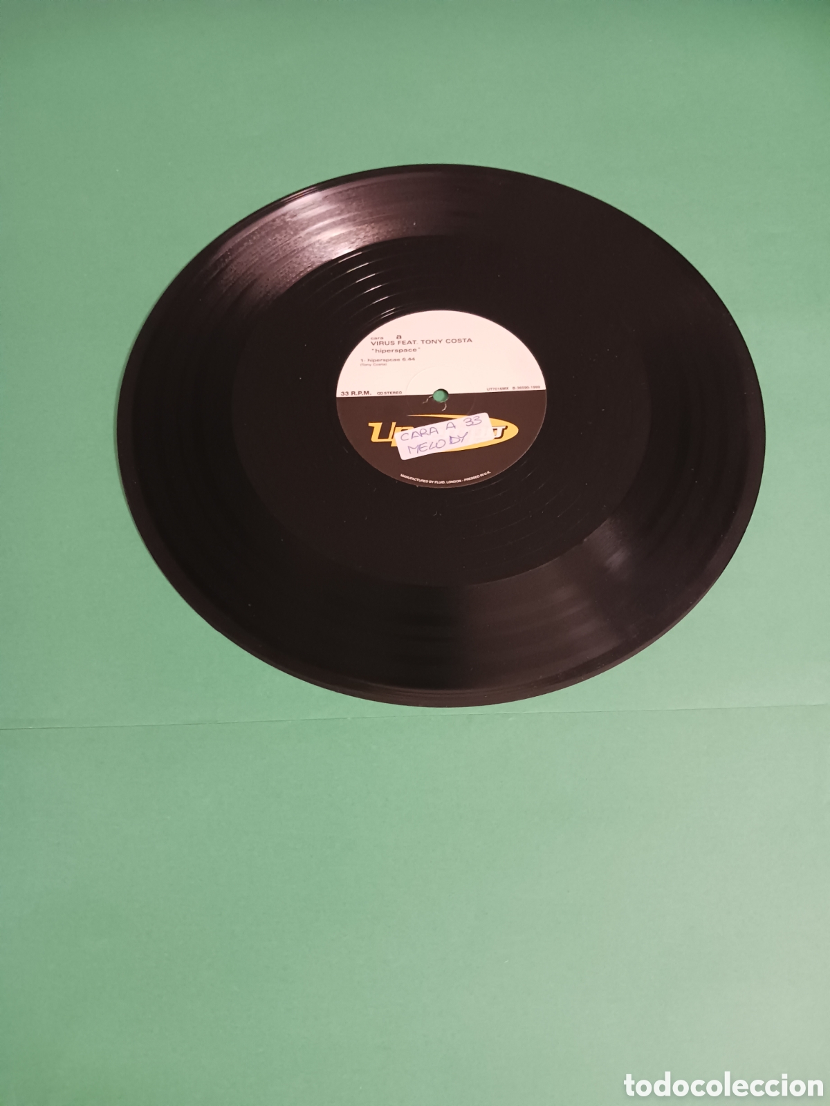 Discos de vinilo: Vinilo Hiperspace - VIRUS FEAT TONY COSTA - Foto 3