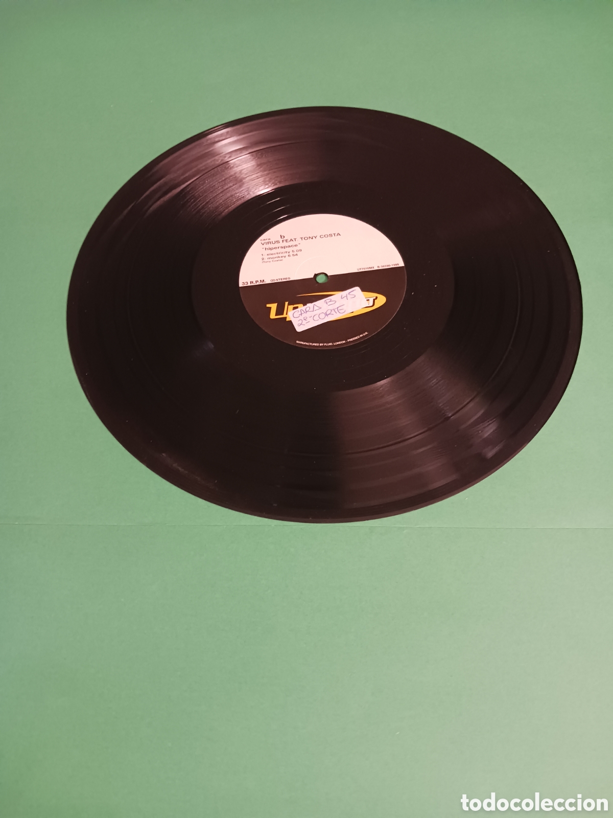Discos de vinilo: Vinilo Hiperspace - VIRUS FEAT TONY COSTA - Foto 4