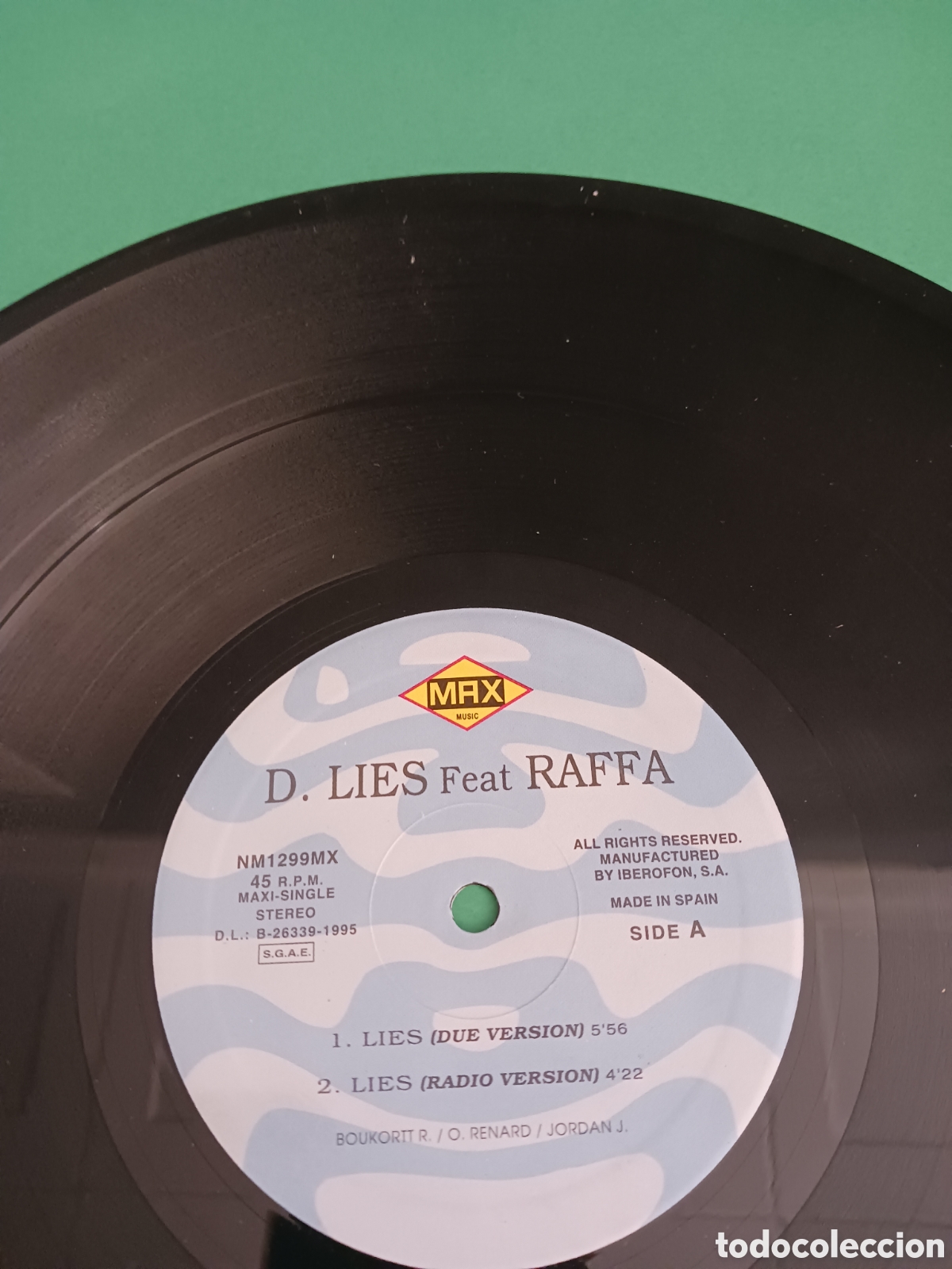 Discos de vinilo: Vinilo D. LIES feat RAFFA - Foto 3