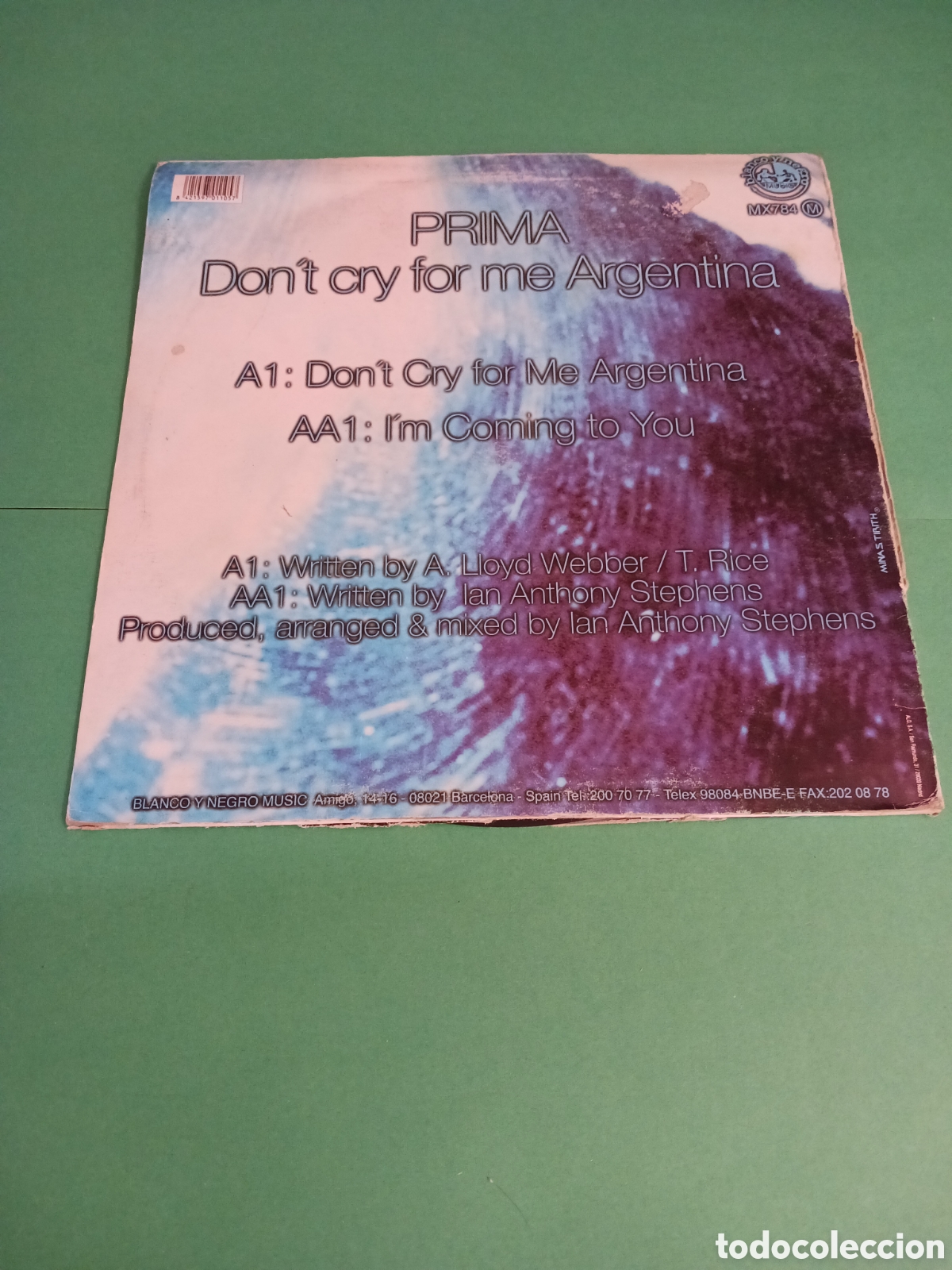 Discos de vinilo: Vinilo PRIMA- Dont Cry For Me Argentina. - Foto 5