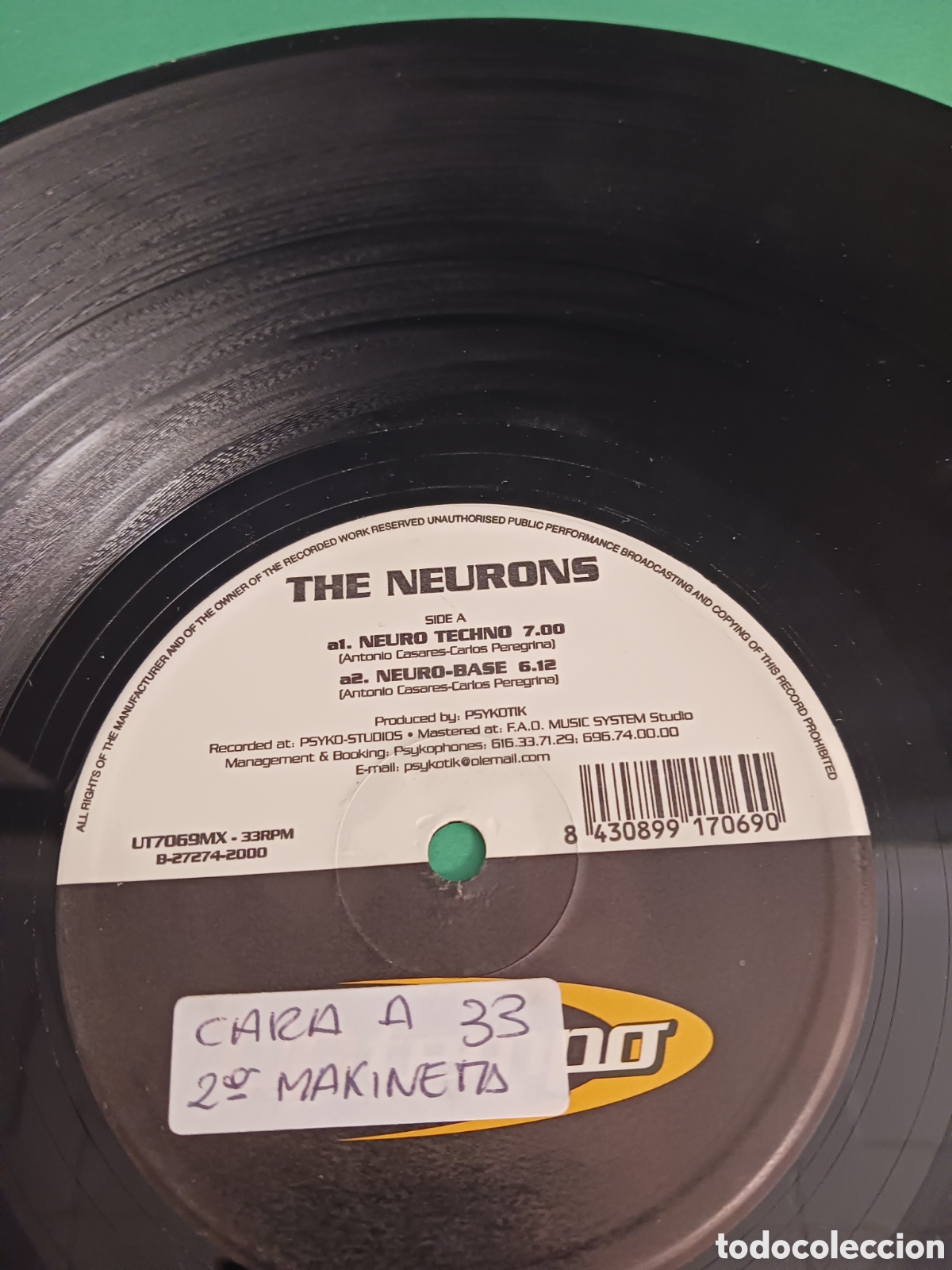 Discos de vinilo: Vinilo The Neurons / Neuro E.P. - Foto 2