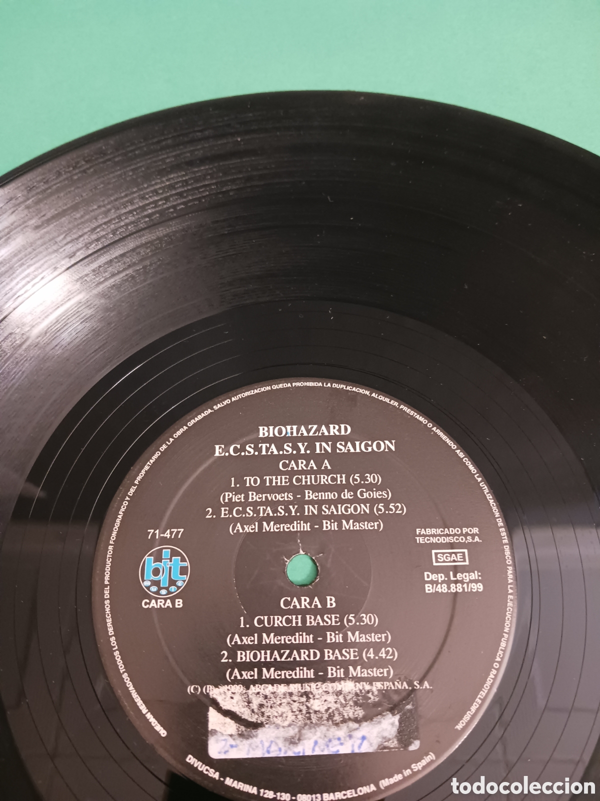 Discos de vinilo: Vinilo Biohazard - E.c.s.t.a.s.y. In Saigon - Foto 2