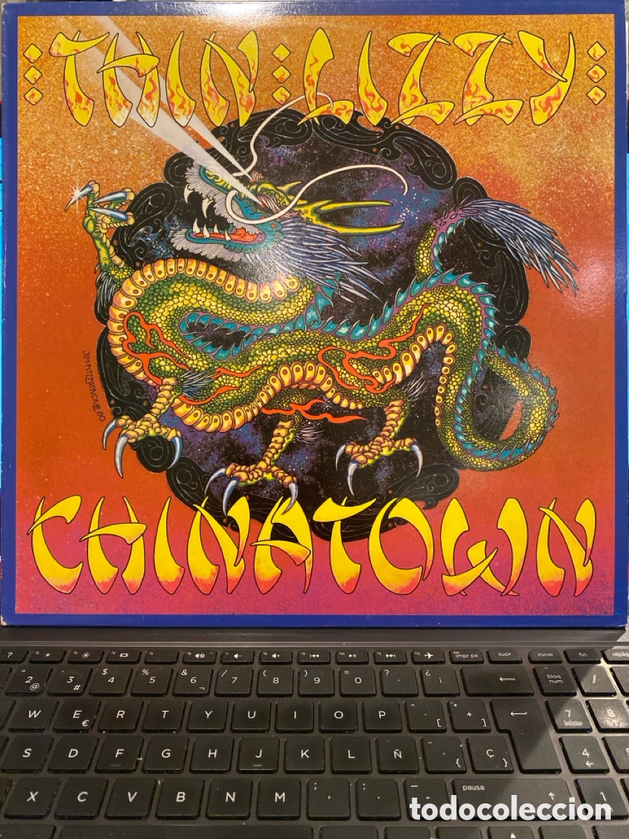 Discos de vinilo: THIN LIZZY - CHINATOWN LP SPAIN 1980 - Foto 1