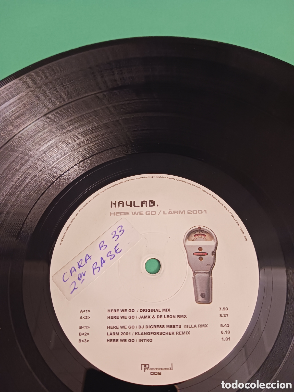 Discos de vinilo: Vinilo KAYLAB. Here We Go / L&auml;rm 2001 - Foto 2