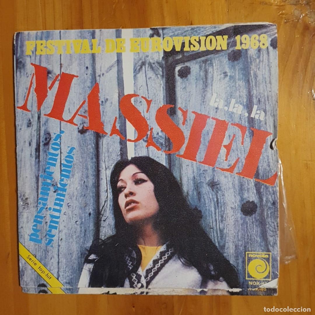 Discos de vinilo: Single Vinilo Masiel - La, La, La Eurovisi&oacute;n68 - Foto 1