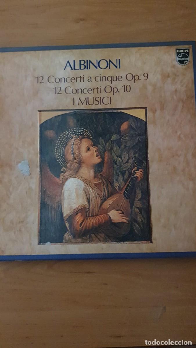Discos de vinilo: Caja con 6 Discos LP de Integral de los conciertos de Albinoni - Foto 1