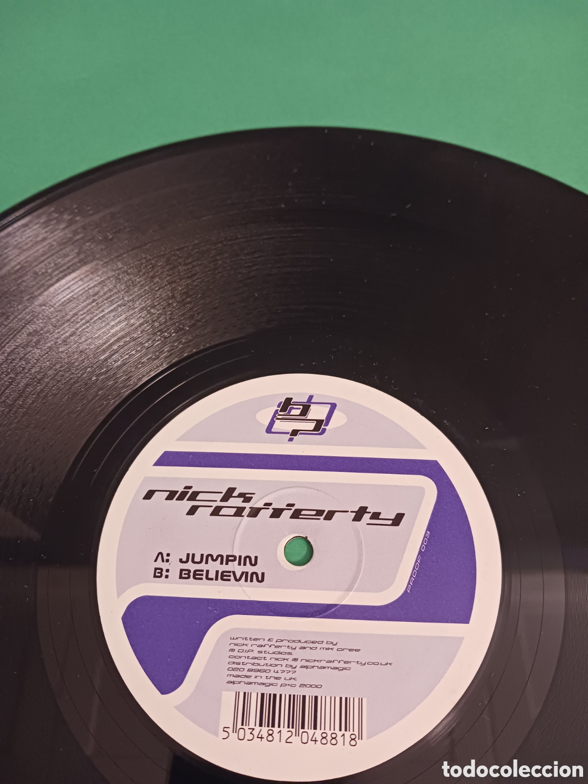 Discos de vinilo: Vinilo Nick Rafferty- Jumpin / Believin - Foto 2
